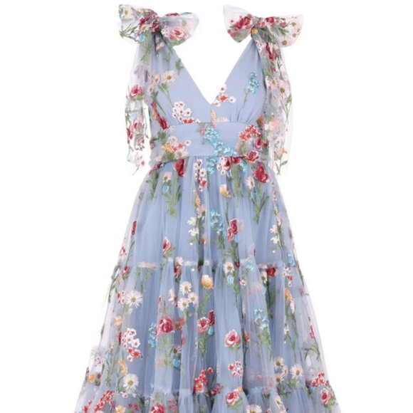 JessaKae Margaret Midi Dress (blue - medium) - Picture 2 of 12